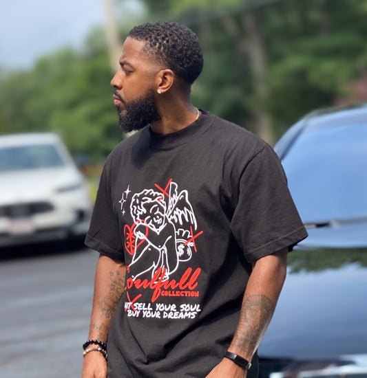 Unisex - Dont sell your soul - Black & Red - Designer short sleeve